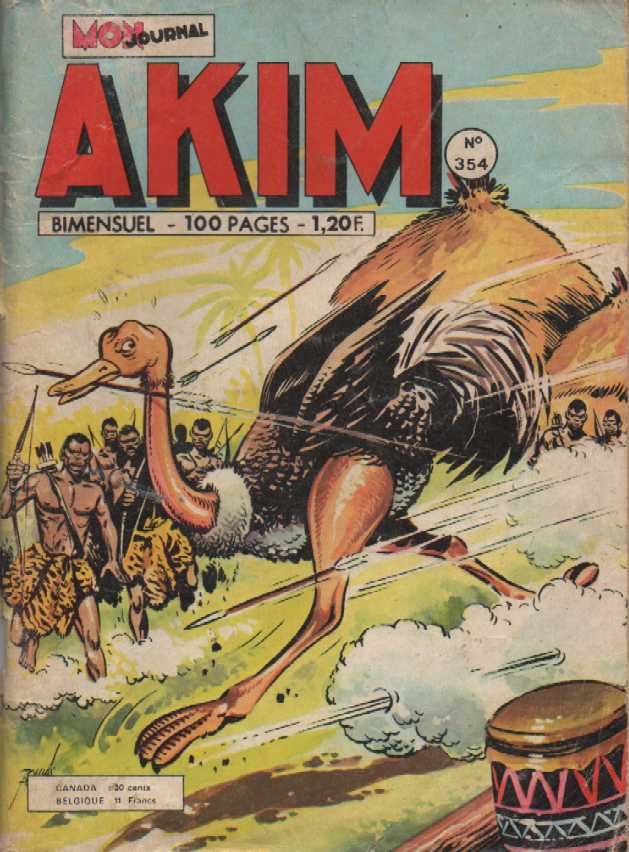 Scan de la Couverture Akim n 354